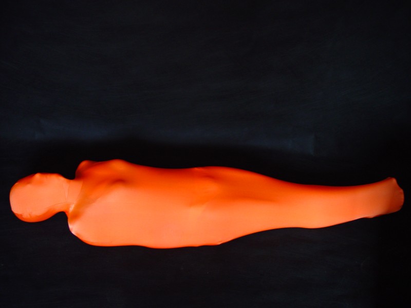 Orange Mummy Halloween Costumes Zentai